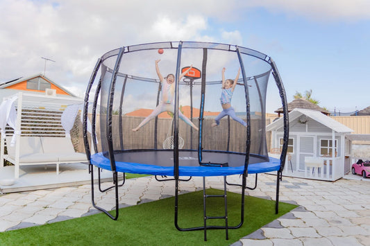 Kidzshack 12Ft Round Enclosed Trampoline