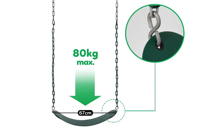 Lifespan Kids Belt Swing - Green