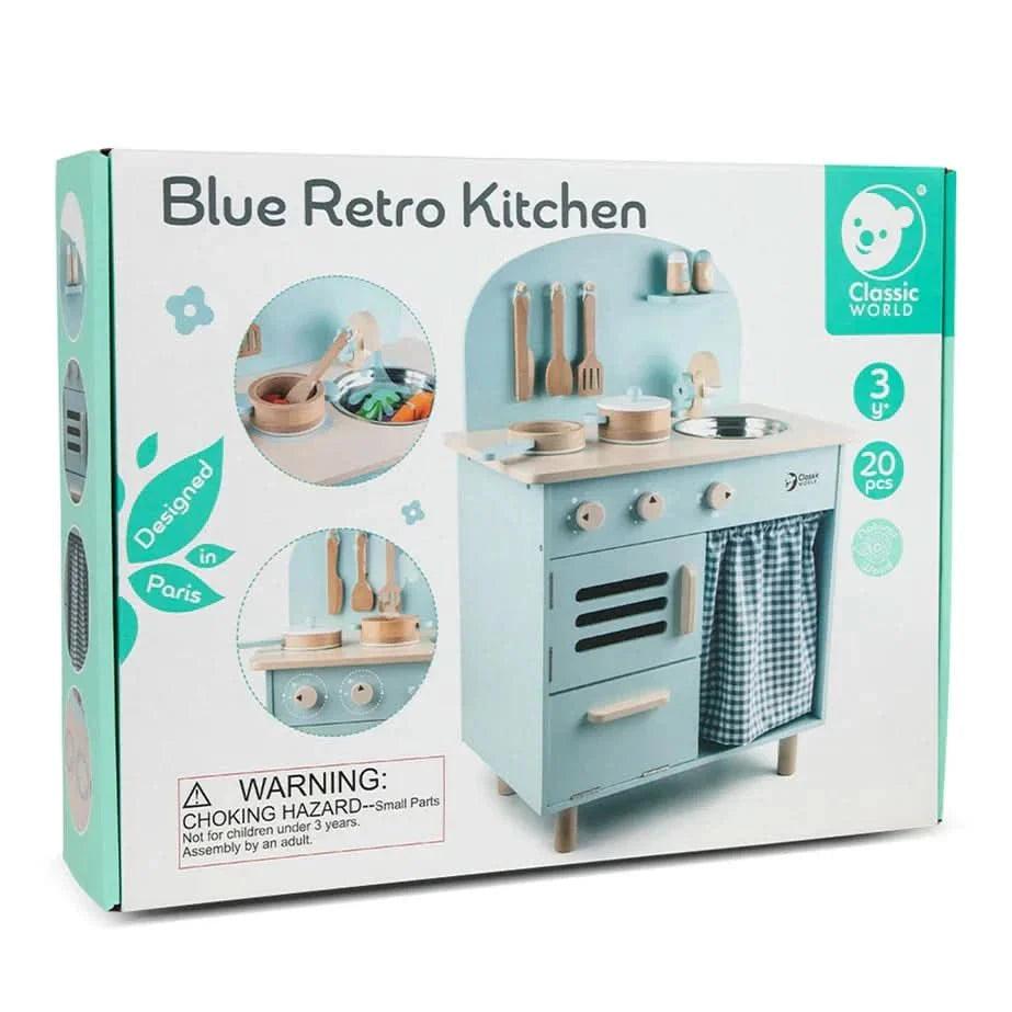 Classic World Blue Retro Kitchen