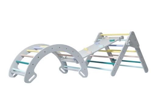 Pikler Ladder and Arch Package (3in1) - GREY