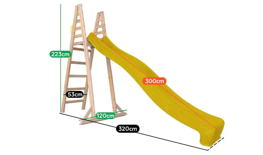 Lifespan Kids Jumbo 3m Climb & Yellow Slide