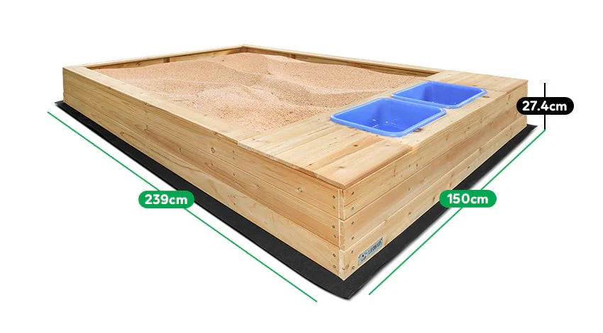 Lifespan Kids Mighty Sandpit with Wooden Cover