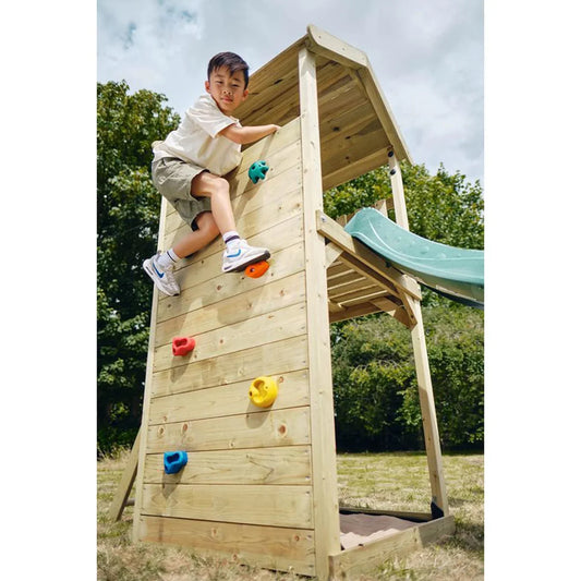 Plum® Lookout Tower Colour Pop Play Centre with Monkey Bars