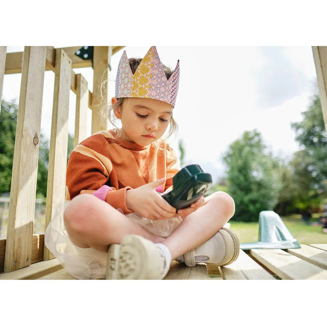 Plum® Lookout Tower Colour Pop Play Centre with Swings & Monkey Bars