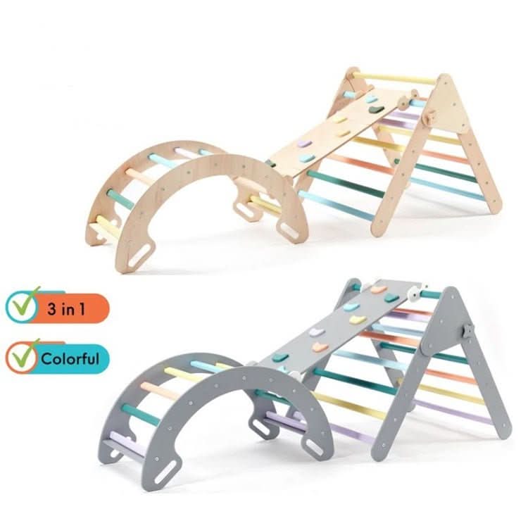 Pikler Ladder and Arch Package (3in1) - GREY