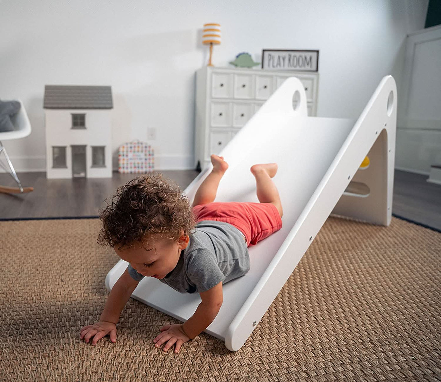Wooden Kids Play Room Slide