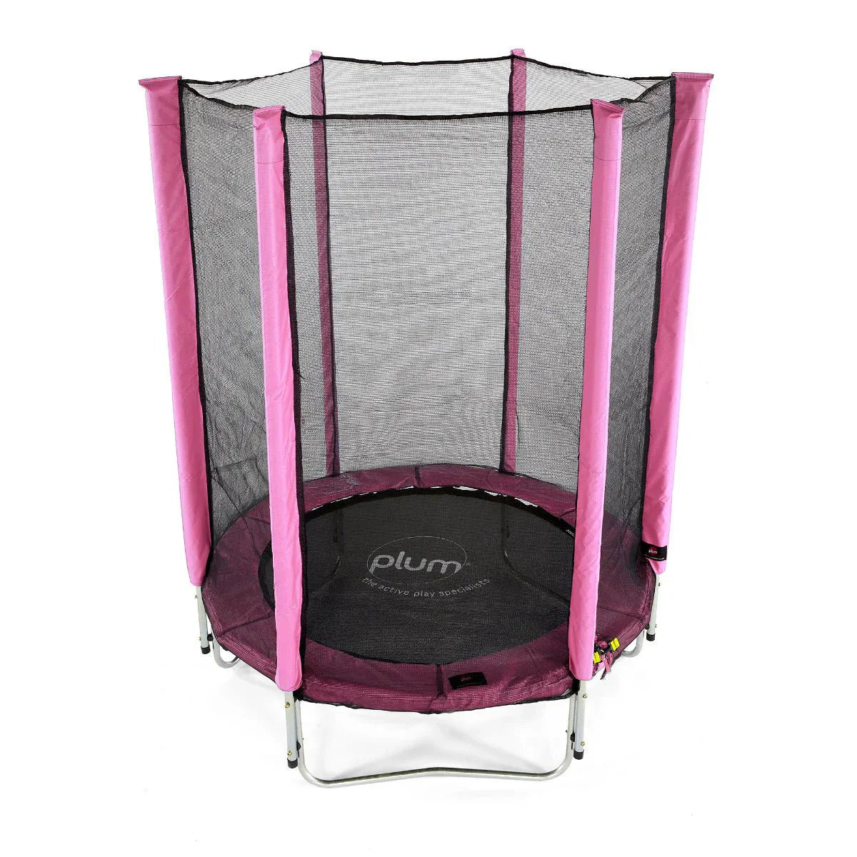 Plum 4ft Junior Springsafe Trampoline & Enclosure - Pink