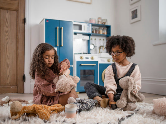Bakehouse Traditional Wooden Kitchen with Fridge – Oxford Blue