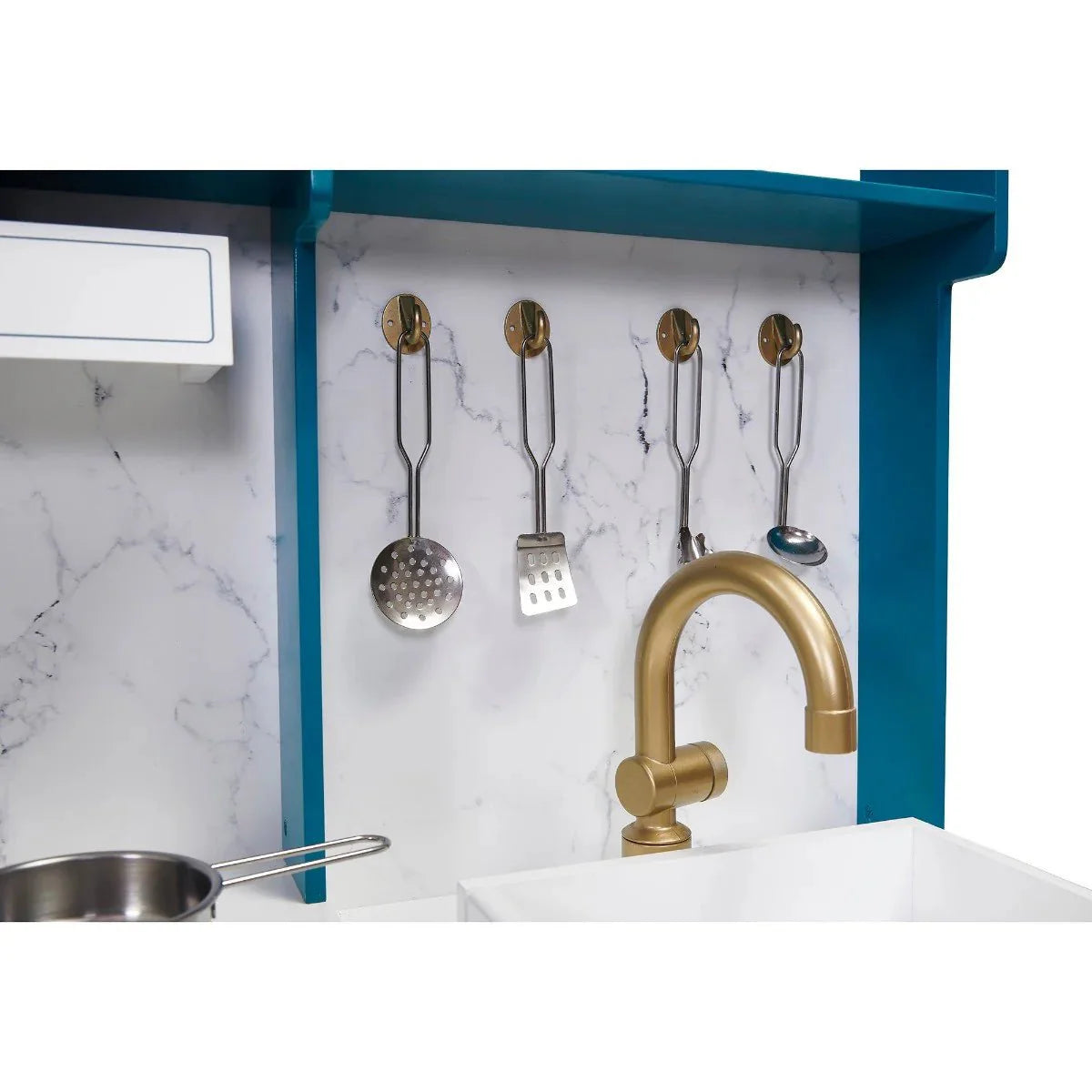 Bakehouse Traditional Wooden Kitchen with Fridge – Oxford Blue