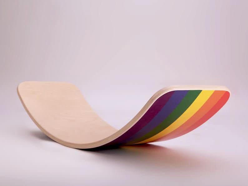 Kidz Balance Board Rainbow Colour