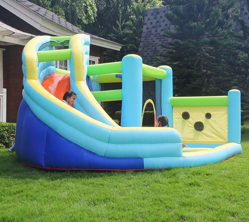 Blue Bouncy Castle Jumping Castle with Slide (73003)