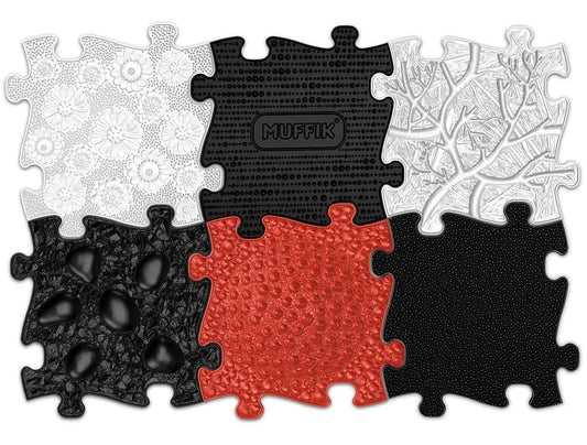 Muffik Tots Vision Sensory Playmat Set - Tinnitots