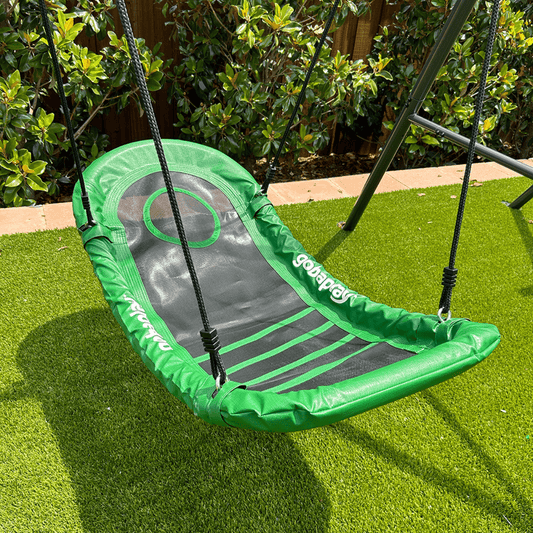 Gobaplay Single Swing Set With Boat Wing