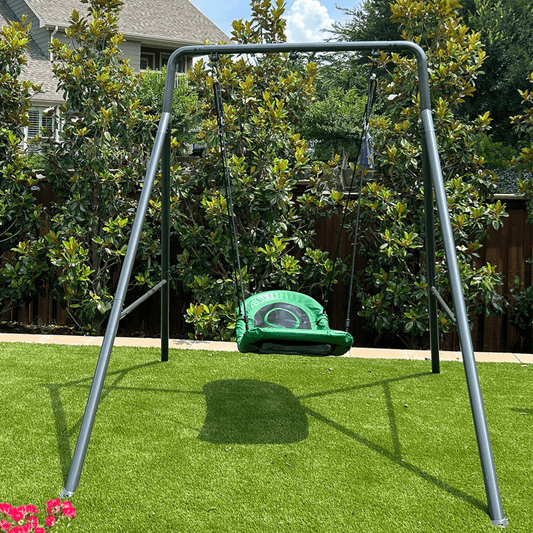 Gobaplay Single Swing Set With Boat Wing