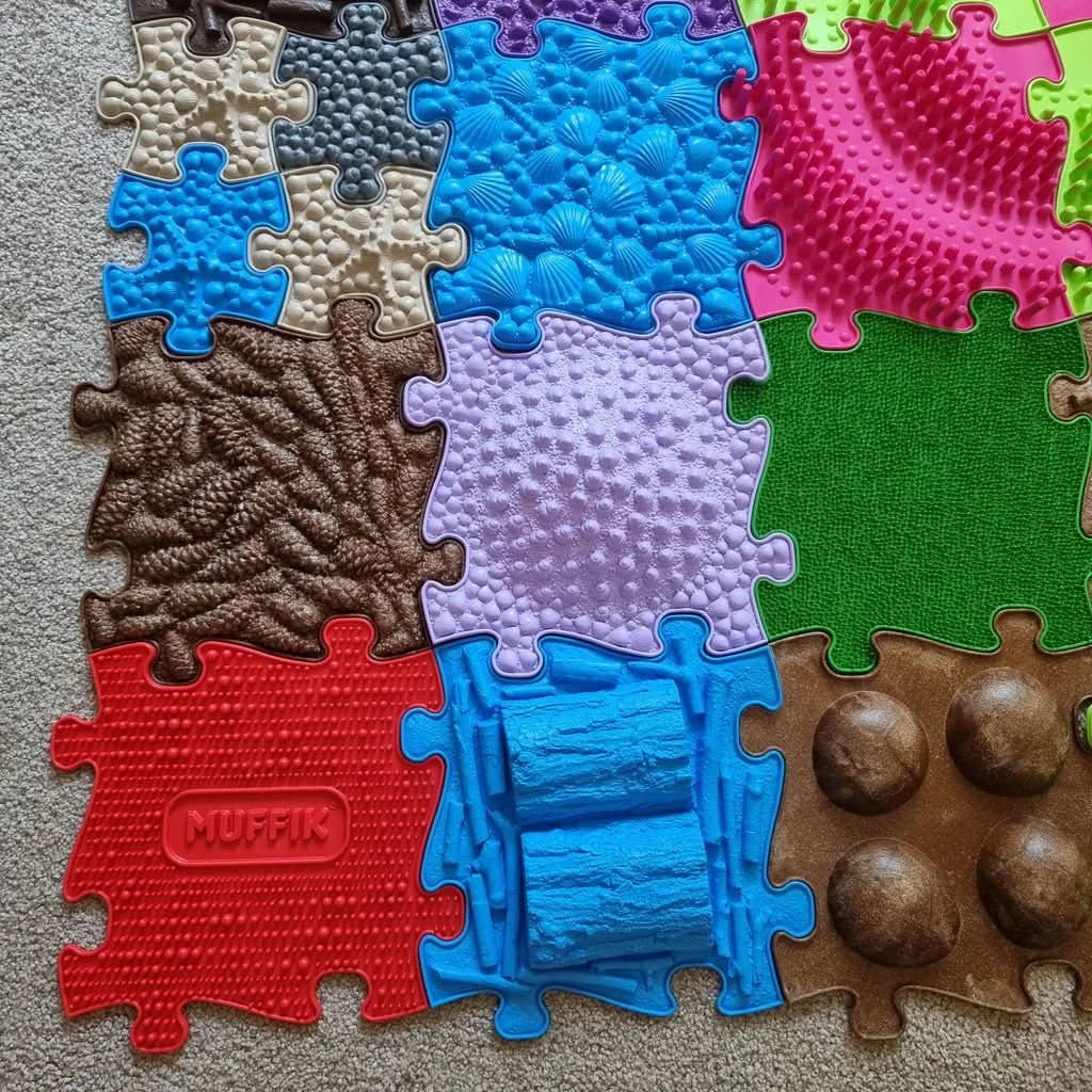 Muffik Diamond Sensory Play Mats Set - Tinnitots