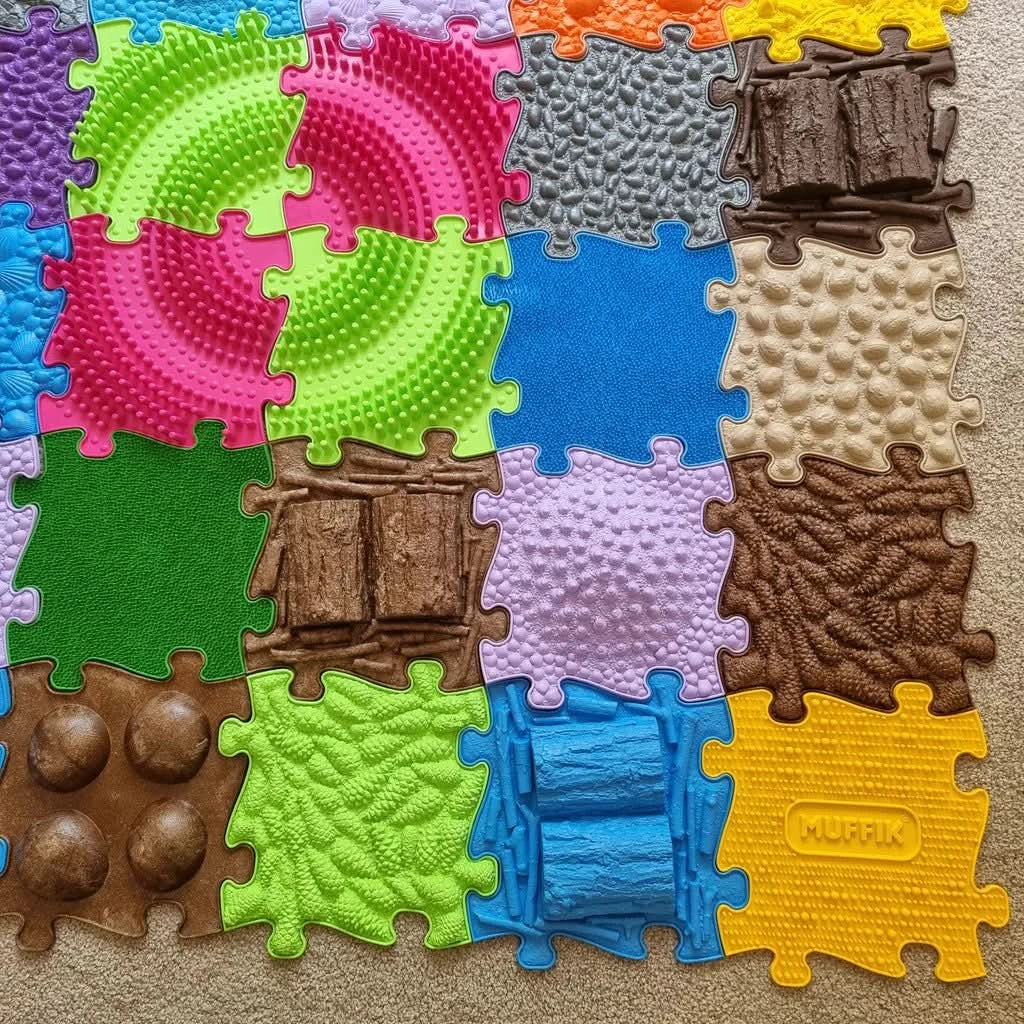 Muffik Diamond Sensory Play Mats Set - Tinnitots