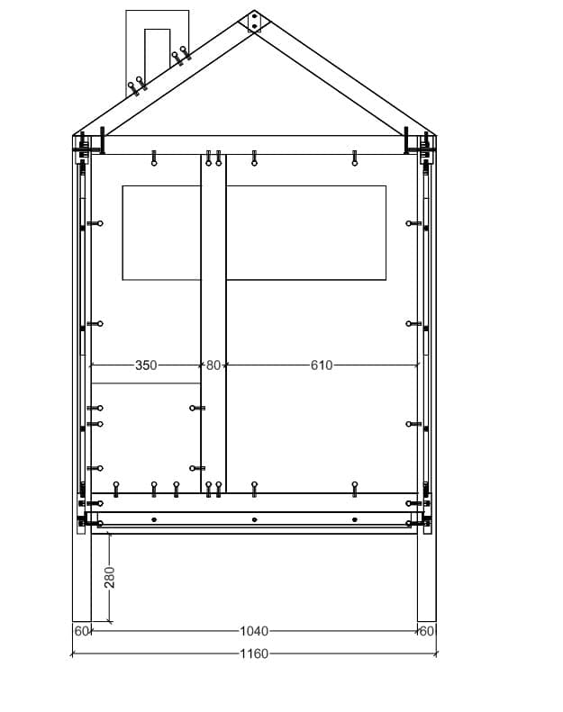 SLEEPY TIME KIDS House Bed - King Single WHITE