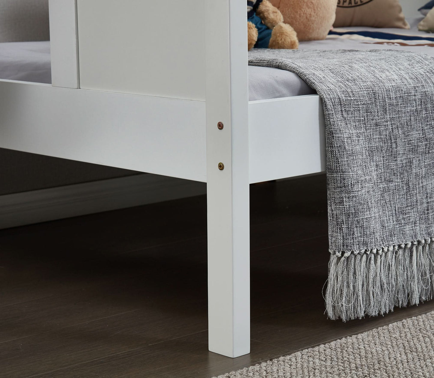 SLEEPY TIME KIDS House Bed - King Single WHITE