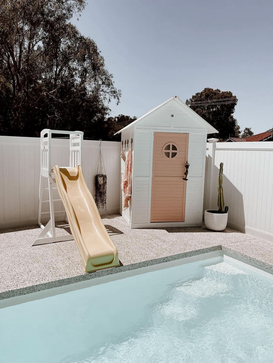 Pool House + Pool Slide Package