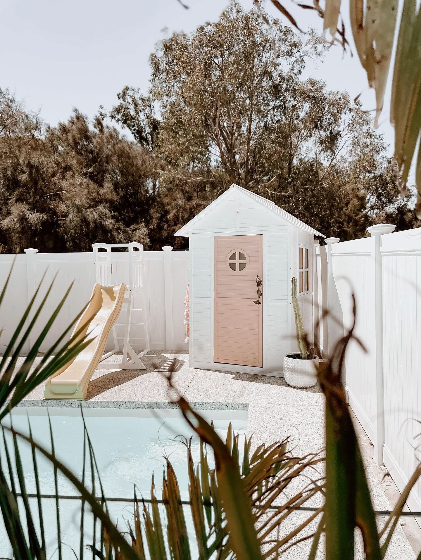 Pool House + Pool Slide Package