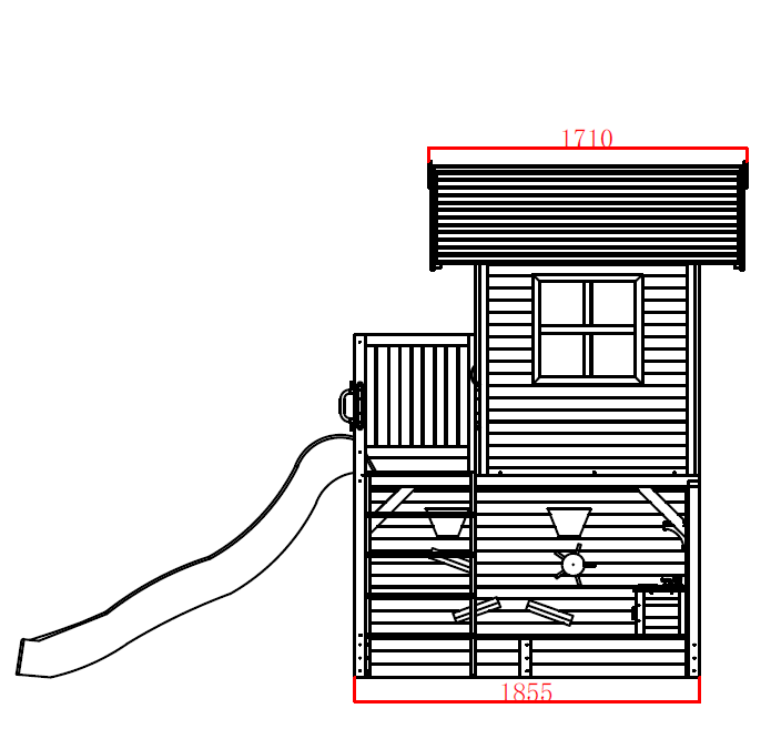 Deposit - Inspiration Shack with Mud Kitchen & Activity Zone ($2098)