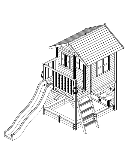 Deposit - Inspiration Shack with Mud Kitchen & Activity Zone ($2098)