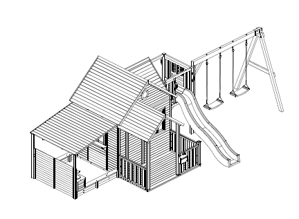 Jolly Shack Cubby House