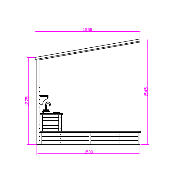 Deposit - Jolly Shack with Mud Kitchen & Swing Set ($3457)