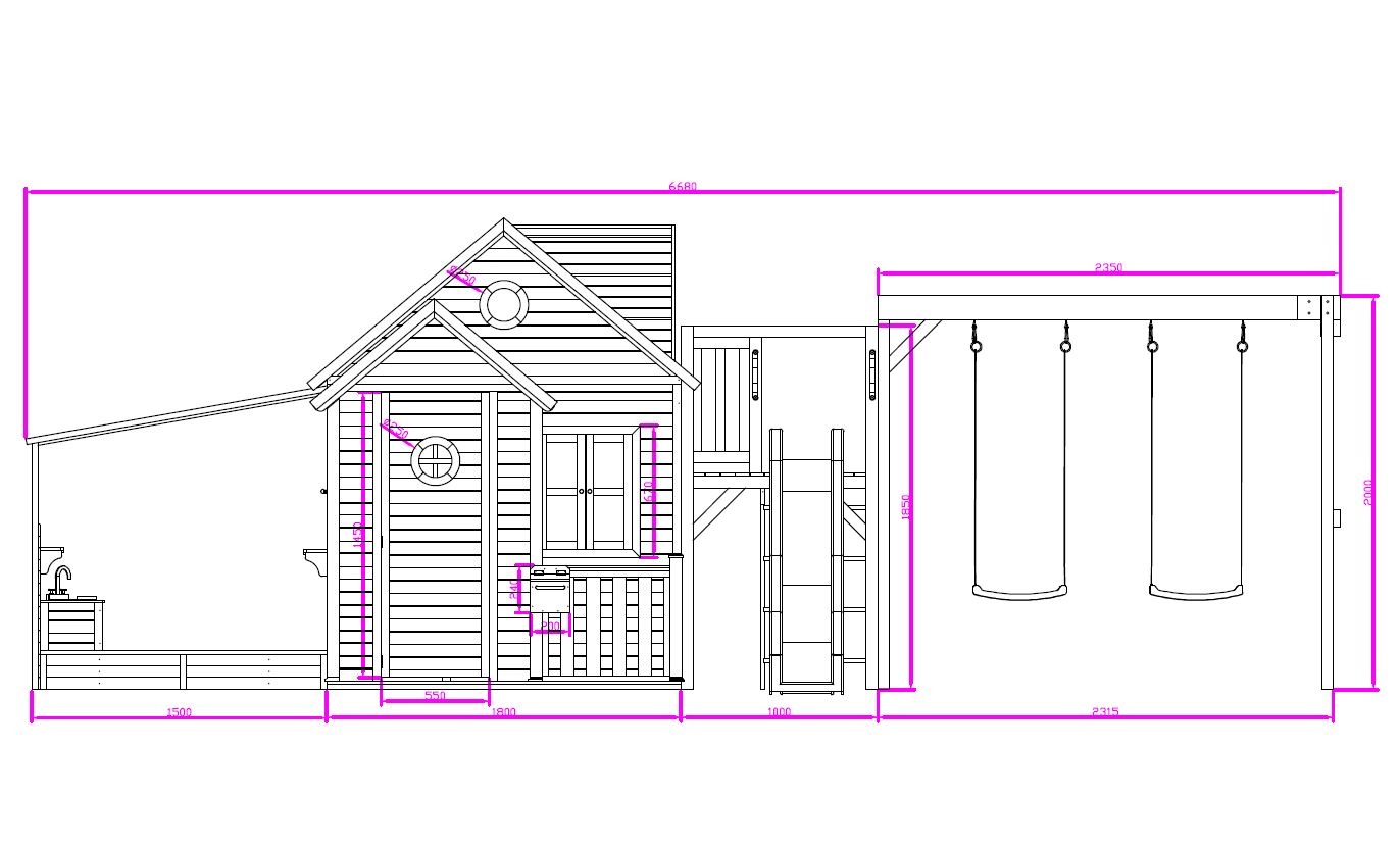 Jolly Shack Cubby House