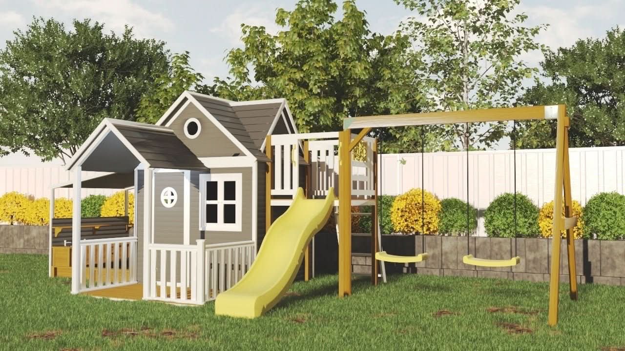 Deposit - Jolly Shack with Mud Kitchen & Swing Set ($3457)