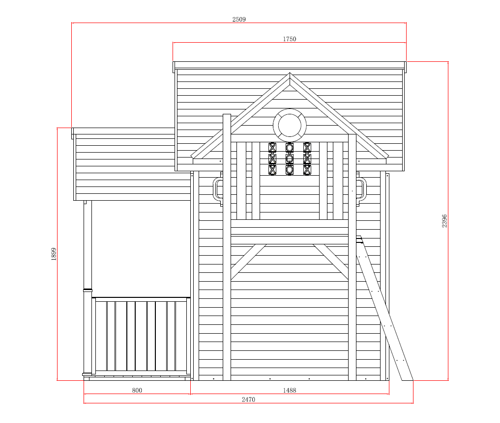 Jolly Shack with Mud Kitchen
