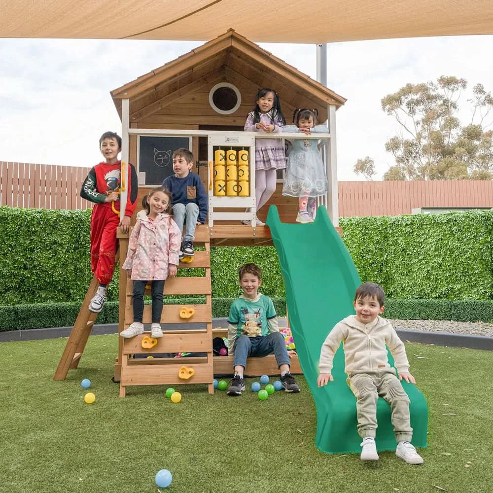 Lifespan Kids Warrigal Cubby House - Green Slide