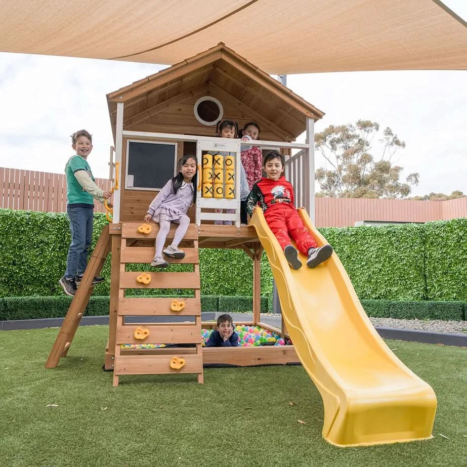 Lifespan Kids Warrigal Cubby House - Yellow Slide