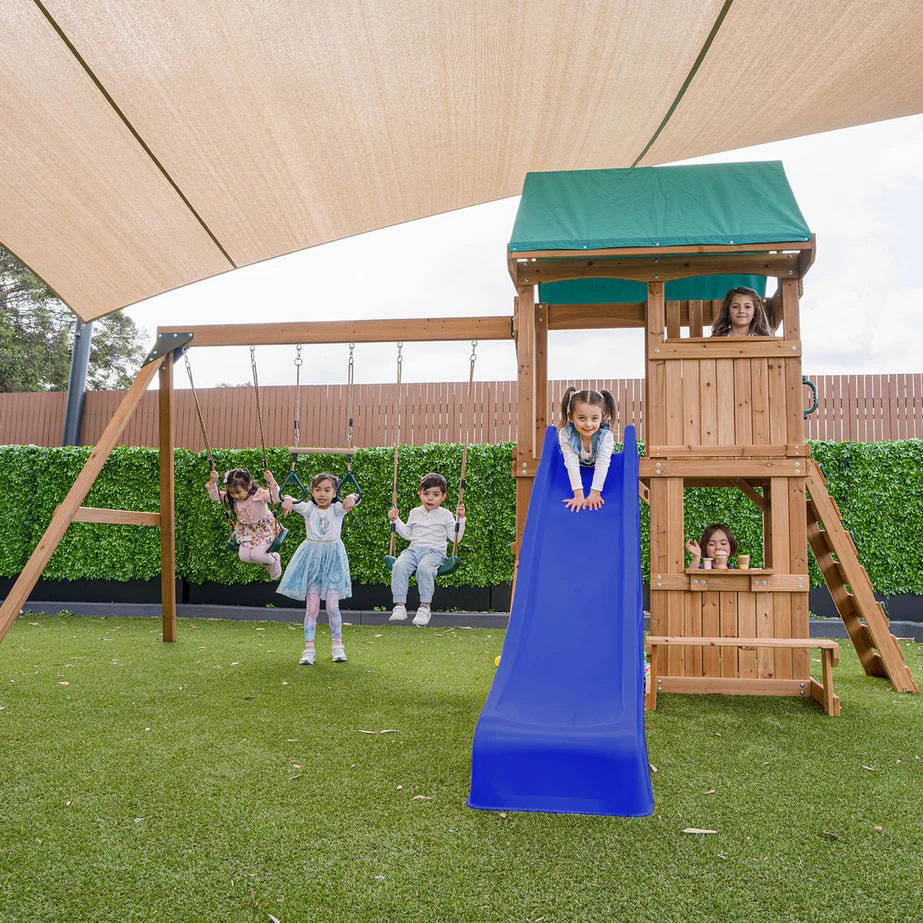 Lifespan Kids Carindale Play Centre Set with 2.2m Blue Slide