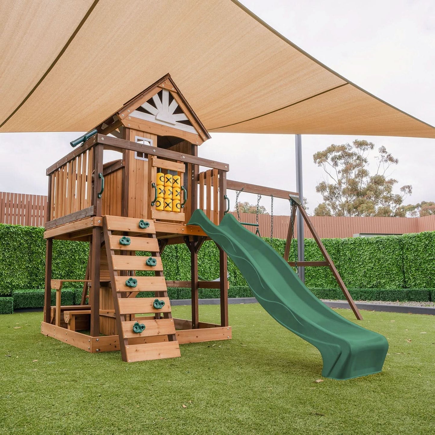 Lifespan Kids Coventry Play Centre Set with 2.2m Green Slide