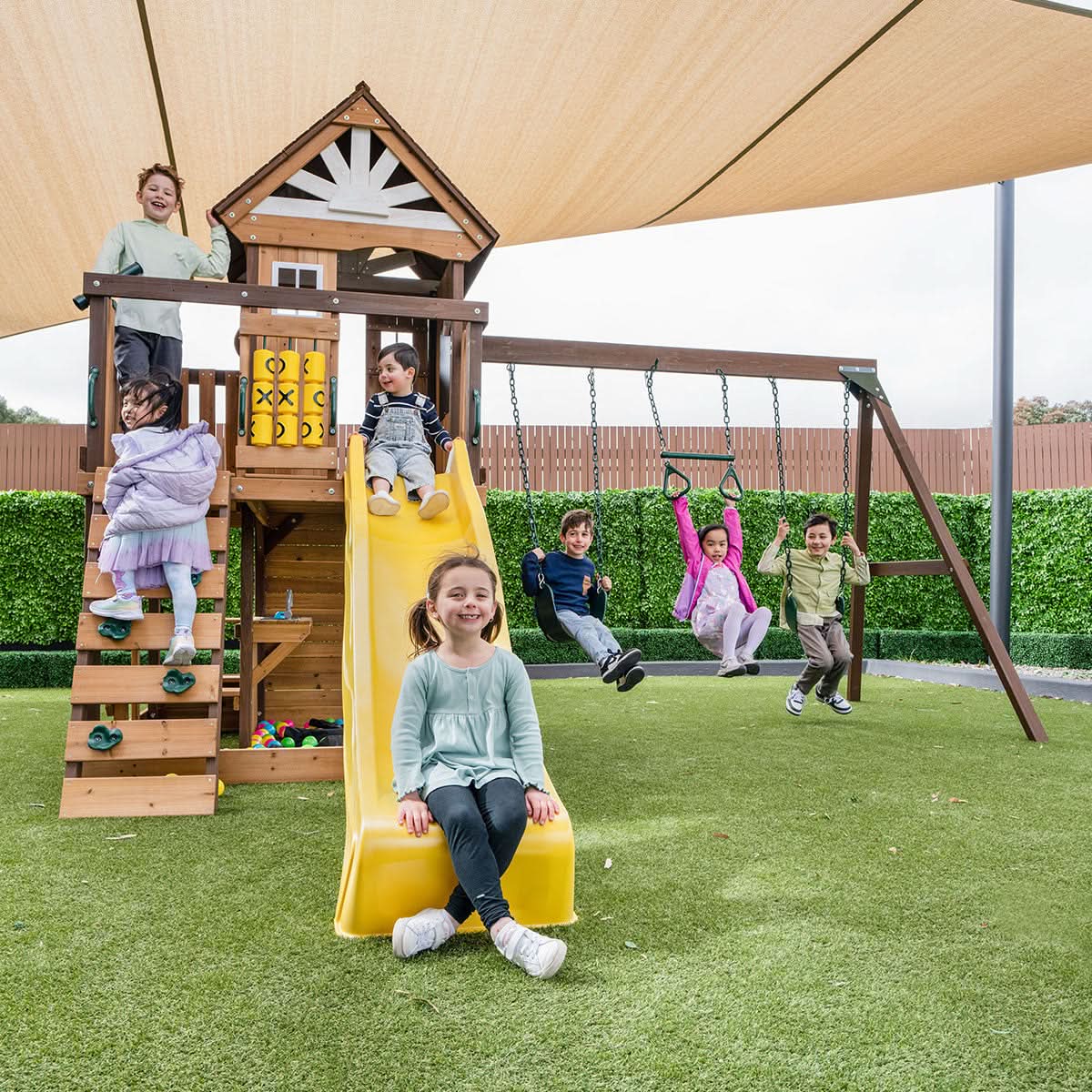 Lifespan Kids Coventry Play Centre Set with 2.2m Yellow Slide