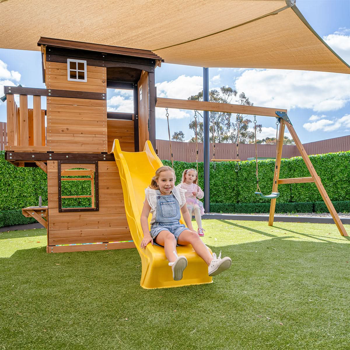 Lifespan Kids Darlington Play Centre Set with 2.2m Yellow Slide