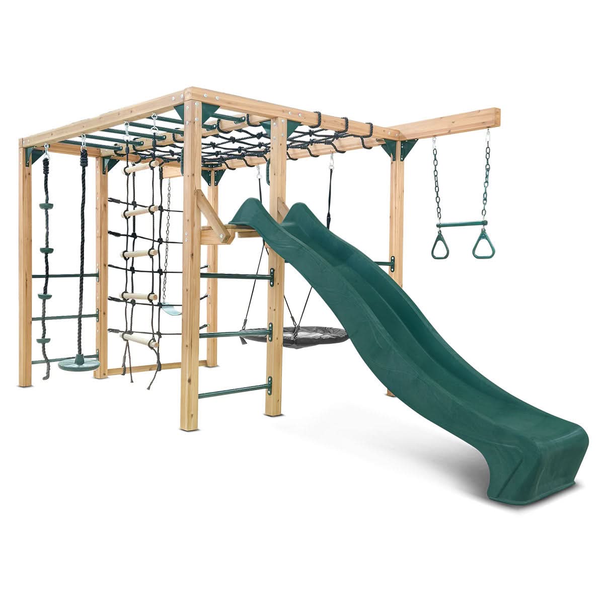 Lifespan Kids Orangutan Climbing Cube Jungle Gym Play Centre + Green Slide