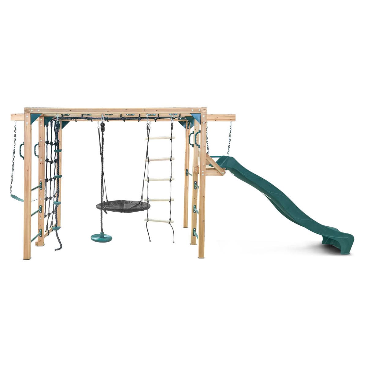 Lifespan Kids Orangutan Climbing Cube Jungle Gym Play Centre + Green Slide