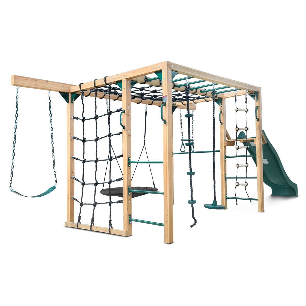 Lifespan Kids Orangutan Climbing Cube Jungle Gym Play Centre + Green Slide