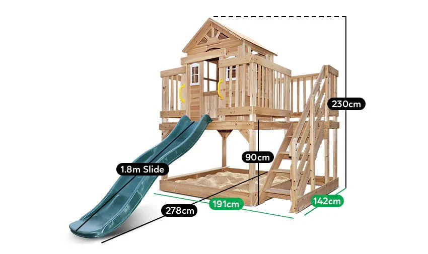 Lifespan Kids Silverton Play Centre With 1.8m Slide