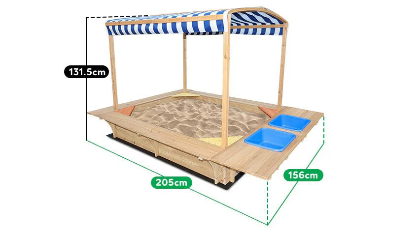 Lifespan Kids Playfort Sandpit with Canopy