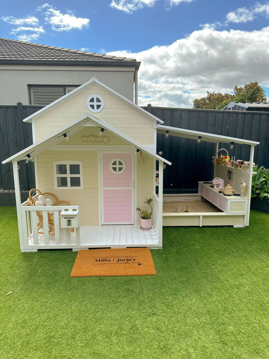 Deposit - Lovely Shack Cubby with Mud Kitchen ($2489)