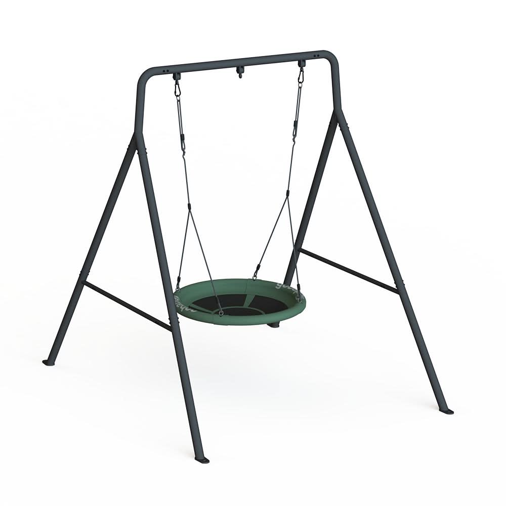 Gobaplay Single Swing Set With Round Wing