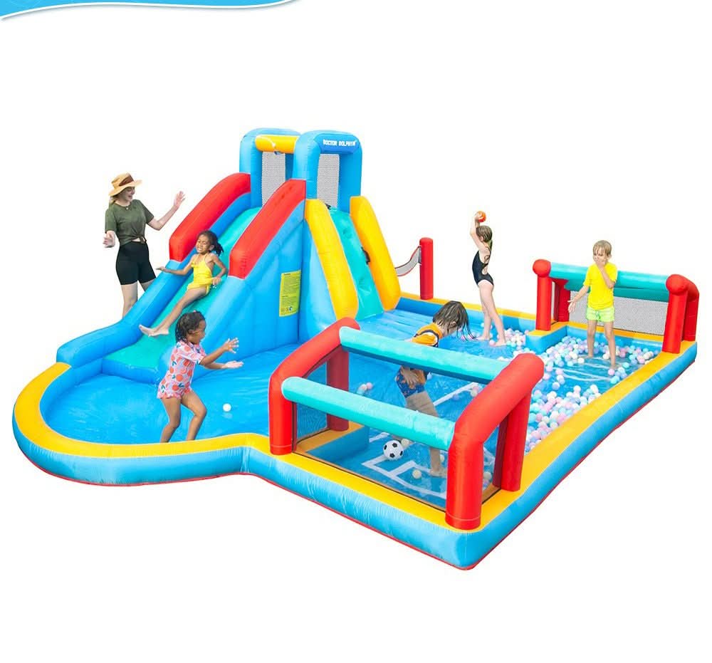 Soccer Fun Inflatable with Pool / BallPit (73017)