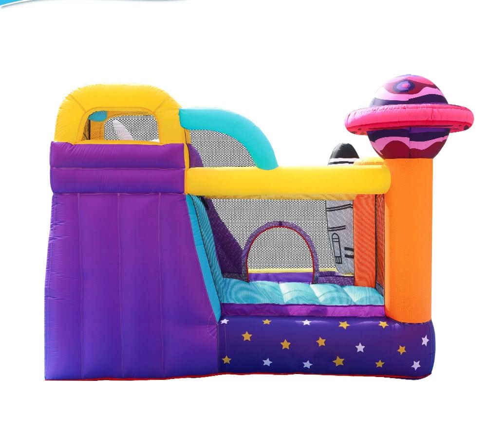 Space Inflatable Bouncy Castle with Slide and Pool / Ball Pit (72039)