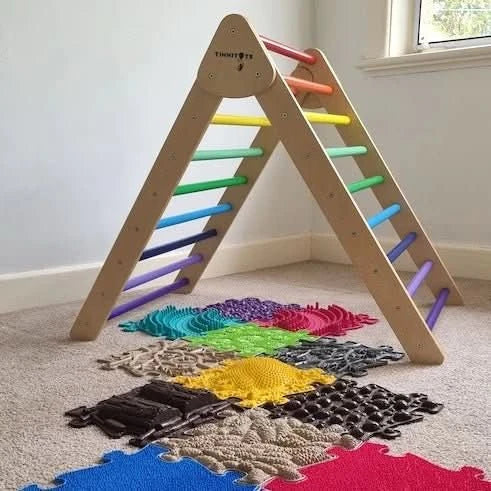Muffik Rainbow Sensory Play Mat Set - Tinnitots