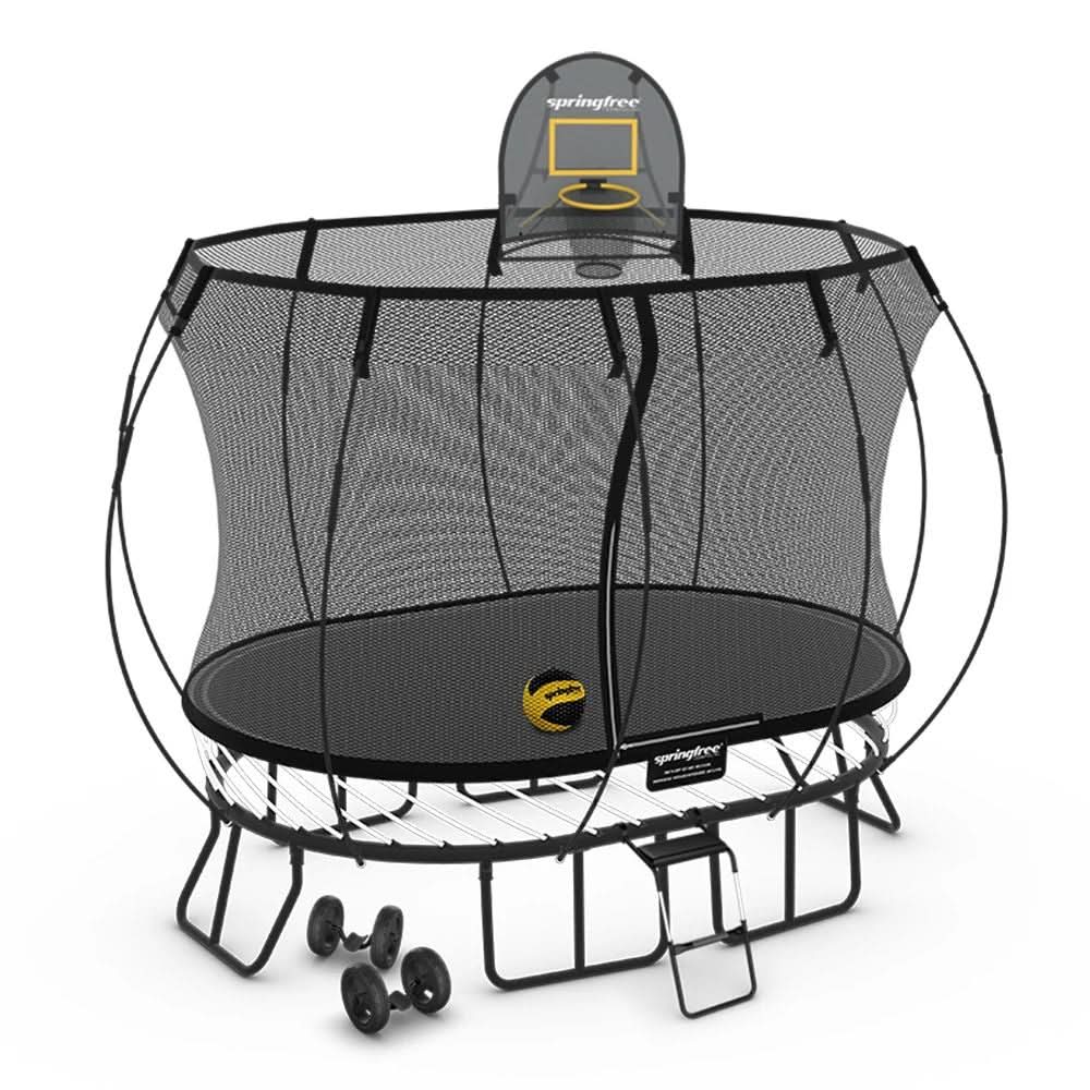 Springfree Compact Oval Trampoline - Moving Bundle