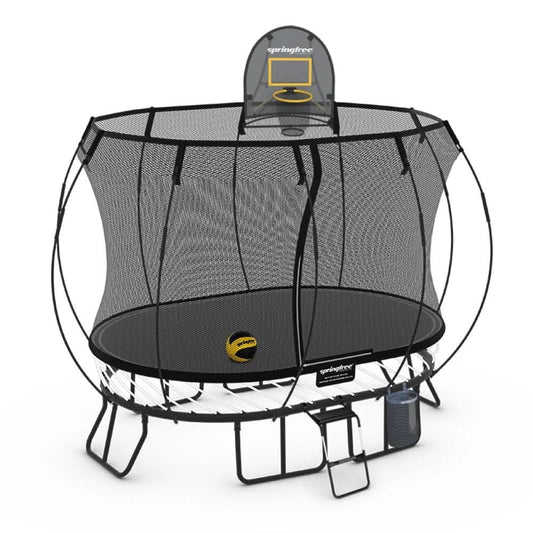 Springfree Compact Oval Trampoline - Sports Bundle