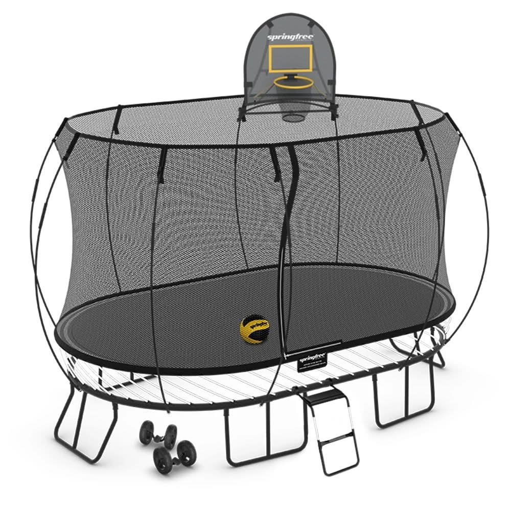 Springfree Large Oval Trampoline - Moving Bundle